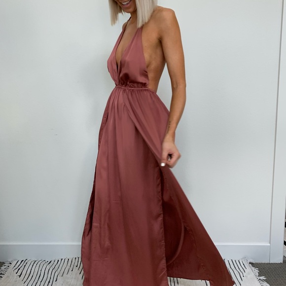 mauve maxi dress - Picture 2 of 2